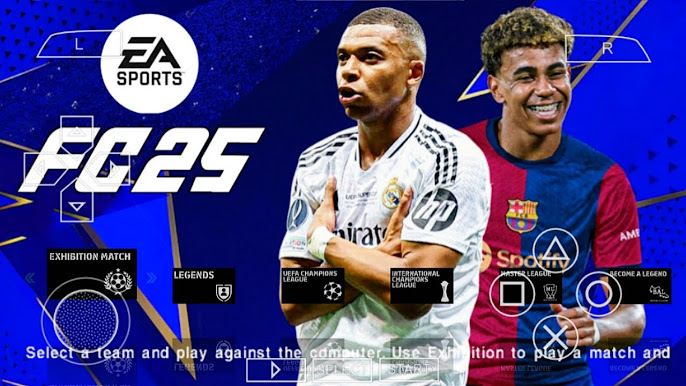 Télécharger FIFA 2025 PPSSPP ISO (FIFA 25 PSP) camera PS5 mis a jour